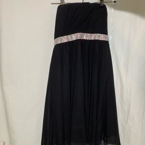 Black Strapless Dress